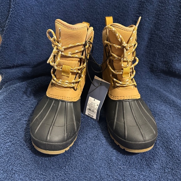 Women’s Tiffy Duck Boots-Tan/Black Size 6 - Picture 2 of 5